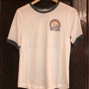 Rip Curl Burnout Rainbow Ringer Tee Shirt